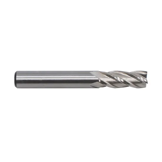 Fully Ground HSS 4-Flute Square End Mill Cutter for General Purpose Machining